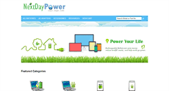 Desktop Screenshot of nextdaypower.com